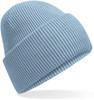 Beechfield CB385R Classic Engineered Deep Cuffed Beanie - Dusty Blue - One Size - thumbnail