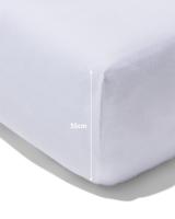 HEMA Boxspring hoeslaken 160x200cm zacht katoen wit (wit)