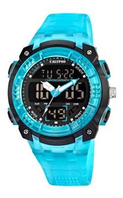 Horlogeband Calypso K5601-2 Rubber Turquoise