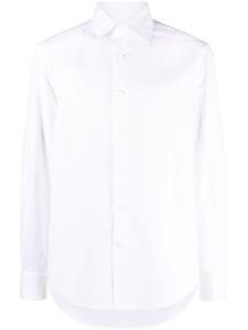 Brunello Cucinelli chemise en coton à manches longues - Blanc