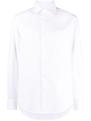 Brunello Cucinelli chemise en coton à manches longues - Blanc