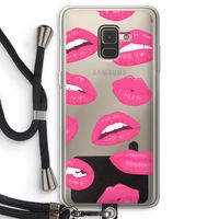 Bite my lip: Samsung Galaxy A8 (2018) Transparant Hoesje met koord Bite my lip: Samsung Galaxy A8 (2018) Transparant Hoesje met koord