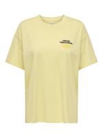 Only Onlvivvi S/s Lovely Top Jrs 15346761 T-shirt Korte Mouw 4993432 Sunlight Lemon Exotic Roots