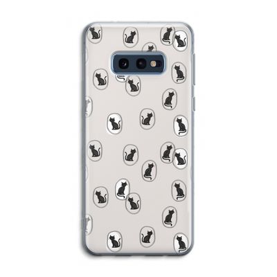 Miauw: Samsung Galaxy S10e Transparant Hoesje