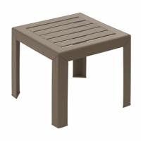 Bijzettafel Grosfillex Taupe Hars Plastic 40 x 40 x 35 cm