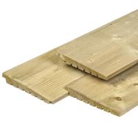 Zweeds rabat Excellent Noord-Europees vuren groen 1,4/2,8x19,5x240 cm Tuindeco - Tuindeco