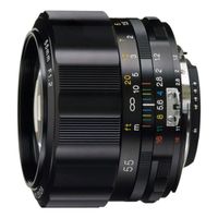 Voigtlander Nokton 55mm f/1.2 Nikon AI-S SLII-s objectief Zwart - thumbnail