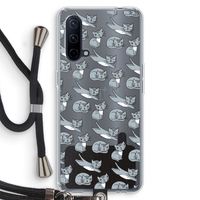 Poezen: OnePlus Nord CE 5G Transparant Hoesje met koord