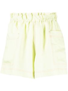 casa raki short Emilia en lin - Vert