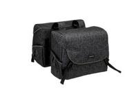 New Mondi joy dubbele fietstas - waterafstotend polyester - zwart - 38l