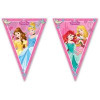 Disney Princess slingers vlaggetjes 2,3 m - Vlaggenlijnen - thumbnail