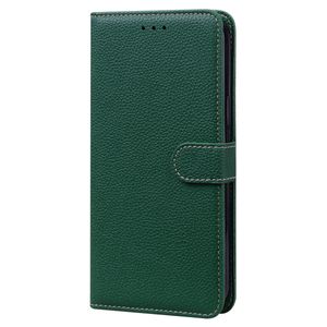 Samsung Galaxy S10 hoesje - Bookcase - Koord - Pasjeshouder - Portemonnee - Camerabescherming - Kunstleer - Groen