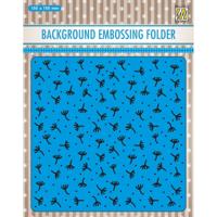 Nellie's Choice • 3d embossing folder achtergrond takken 15x15cm
