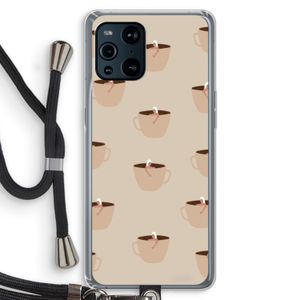 Morning coffee: Oppo Find X3 Pro Transparant Hoesje met koord
