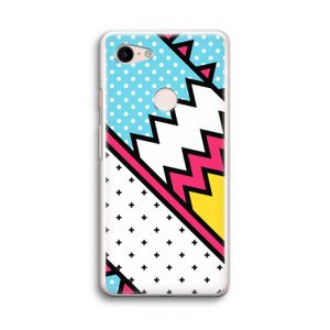 Pop Art #2: Google Pixel 3 Transparant Hoesje