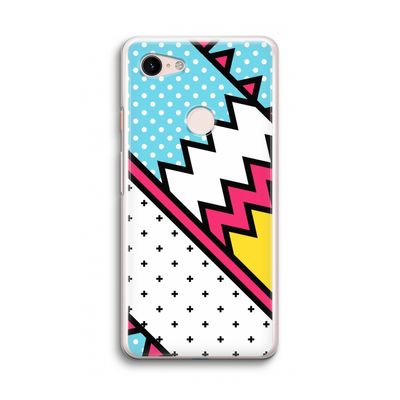 Pop Art #2: Google Pixel 3 Transparant Hoesje