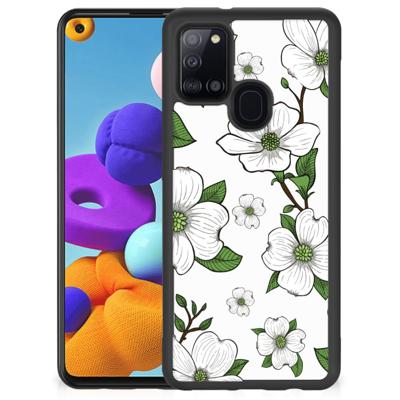 Samsung Galaxy A21s Skin Case Dogwood Flowers