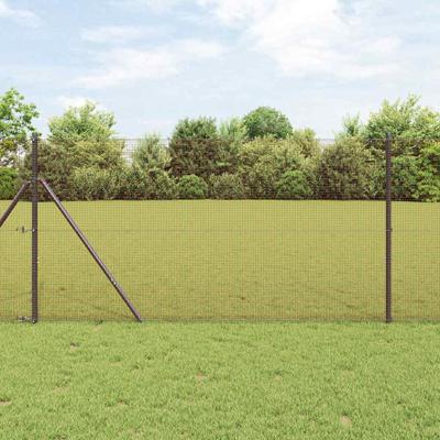 Gelaste draadhek Rood 1.5 x 25 m Staal