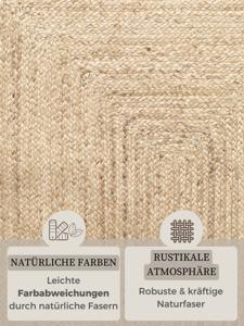 Hanse Home - Sharmila Jute Rug Sharmila Natural White - 80x200 cm