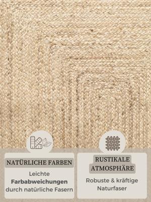 Hanse Home - Sharmila Jute Rug Sharmila Natural White - 60x90 cm