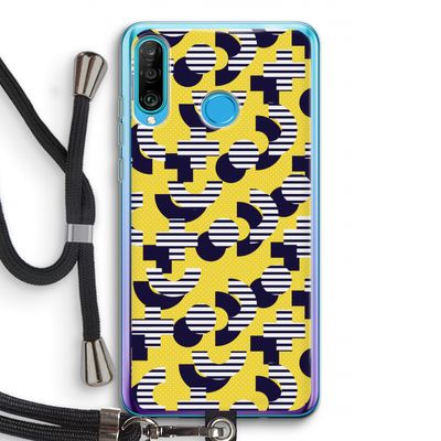8-bit N°3: Huawei P30 Lite Transparant Hoesje met koord