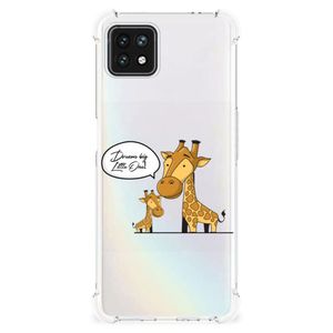 OPPO A53 5G | A73 5G Stevig Bumper Hoesje Giraffe