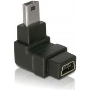 DeLOCK Adapter USB-B mini USB-B mini 5-pin Zwart