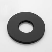 Kraanrozet SaniClear Nero | 75 mm | Messing | Mat Zwart Kraanrozet SaniClear Nero | 75 mm | Messing | Mat Zwart