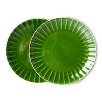 HKliving The Emeralds Dinerbord Ø 27 cm - Set van 2