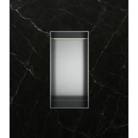 Hotbath &More Inbouwnis - 30 x 15 x 10 cm - Frameless - met LED-verlichting - RVS 316
