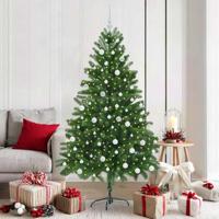 VidaXL Kerstboom met 300 led met standaard groen 180 cm pe