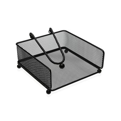 Servethouder Versa Zwart Staal Ijzer 17,5 X 9 X 18 CM