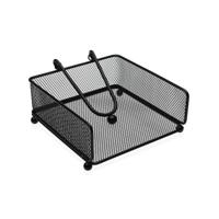 Servethouder Versa Zwart Staal Ijzer 17,5 X 9 X 18 CM - thumbnail