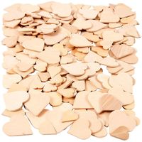 Crea Houten hartjes, 250st. Crea Houten hartjes, 250st.