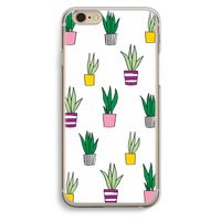 Sanseveria: iPhone 6 / 6S Transparant Hoesje
