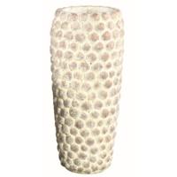 PTMD bloempot ruis hoog l crème 50 cm | 2 stuks