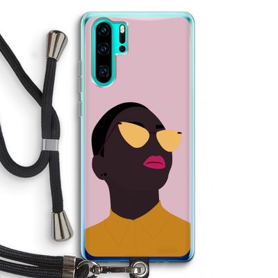 Yellow glasses: Huawei P30 Pro Transparant Hoesje met koord