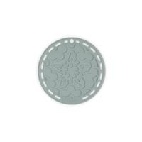 LE CREUSET - Siliconen - Onderzetter 20cm Sea Salt Bloem