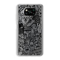 Vexx Black Mixtape: Xiaomi Poco X3 NFC Transparant Hoesje
