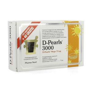 Pharma Nord D-Pearls 3000 IU 120 Capsules + 40 Gratis