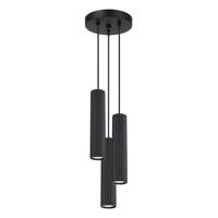 Hanglamp KARBON 3P zwart