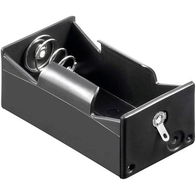 Goobay 12457 Batterijhouder Aantal cellen: 1 D (mono) Soldeeraansluiting (l x b x h) 69 x 35 x 27.5 mm