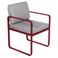 Fermob Bellevie dining armchair tuinstoel Chili - Flannel - thumbnail