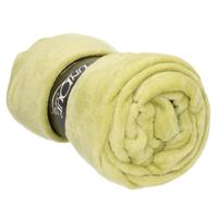 Enzo Fleece deken/plaid - fluweel kiwi - polyester - 130 x 180 cm - thumbnail