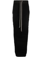 Rick Owens DRKSHDW jupe longue Pillar à lien de resserrage - Noir
