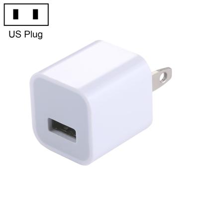 Hoge kwaliteit 5V / 1A ons Socket USB Laderadapter voor iPhone Galaxy Huawei Xiaomi LG HTC en andere Smart Phones oplaadbare Devices(White)