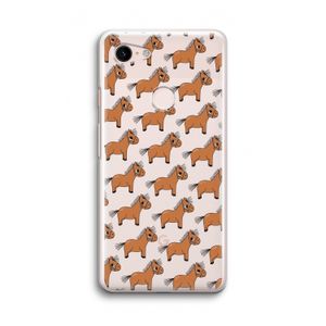 Pony: Google Pixel 3 Transparant Hoesje