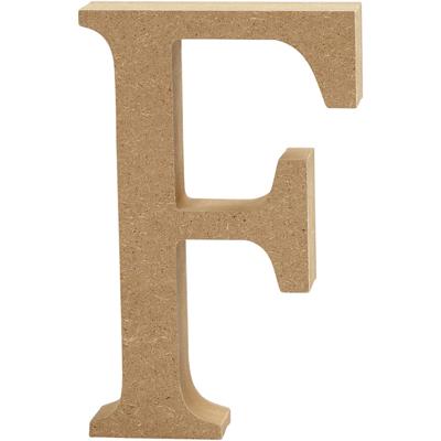 Creativ Company Letter, f, h: 8 cm, dikte 1,5 cm, 1 stuk