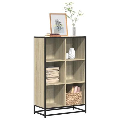 Boekenkast 65,5x33x107,5 cm bewerkt hout sonoma eikenkleurig
