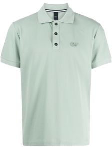 Alpha Tauri polo en coton piqué à logo appliqué - Vert